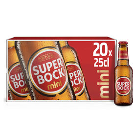 Cerveja Com Álcool Super Bock Mini 20 X 25 cl