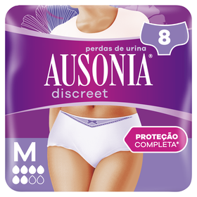 Cuecas Incontinência Discreet Normal M Ausonia Discreet 8 Un