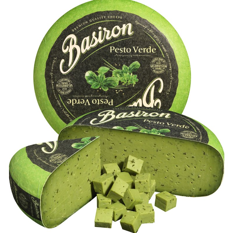 Queijo Gouda Com Pesto Verde