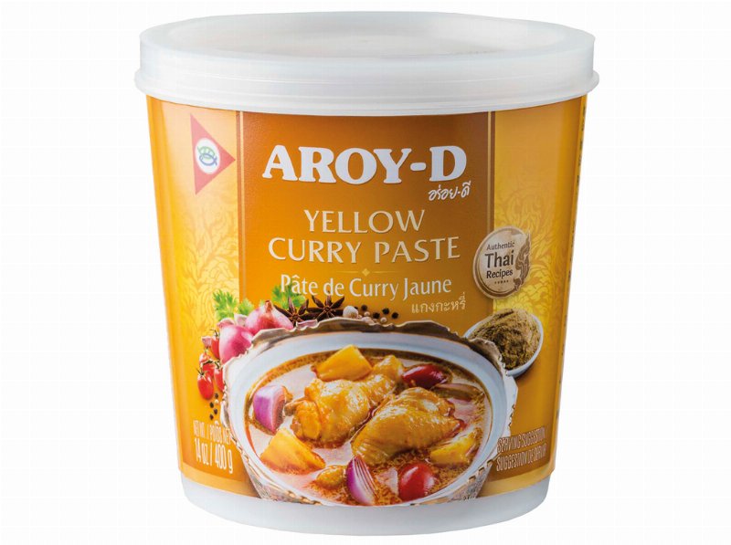 Pasta Caril Amarelo Aroy-D 400 g
