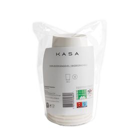 Conjunto 10 Copos Água Papel Branco 26 cl Kasa