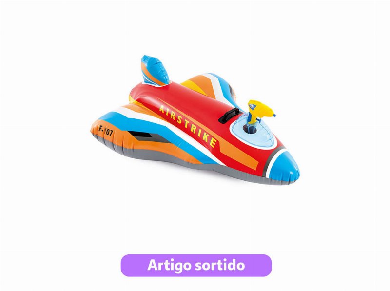 Avião Insuflável Bestway Intex 112X91Cm Cores Sortidas
