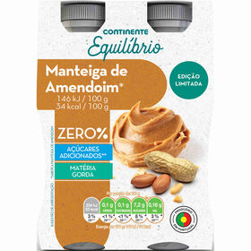 Iogurte Líquido De Manteiga De Amendoim 00% Continente Equilíbrio 640 gr (4 Un)