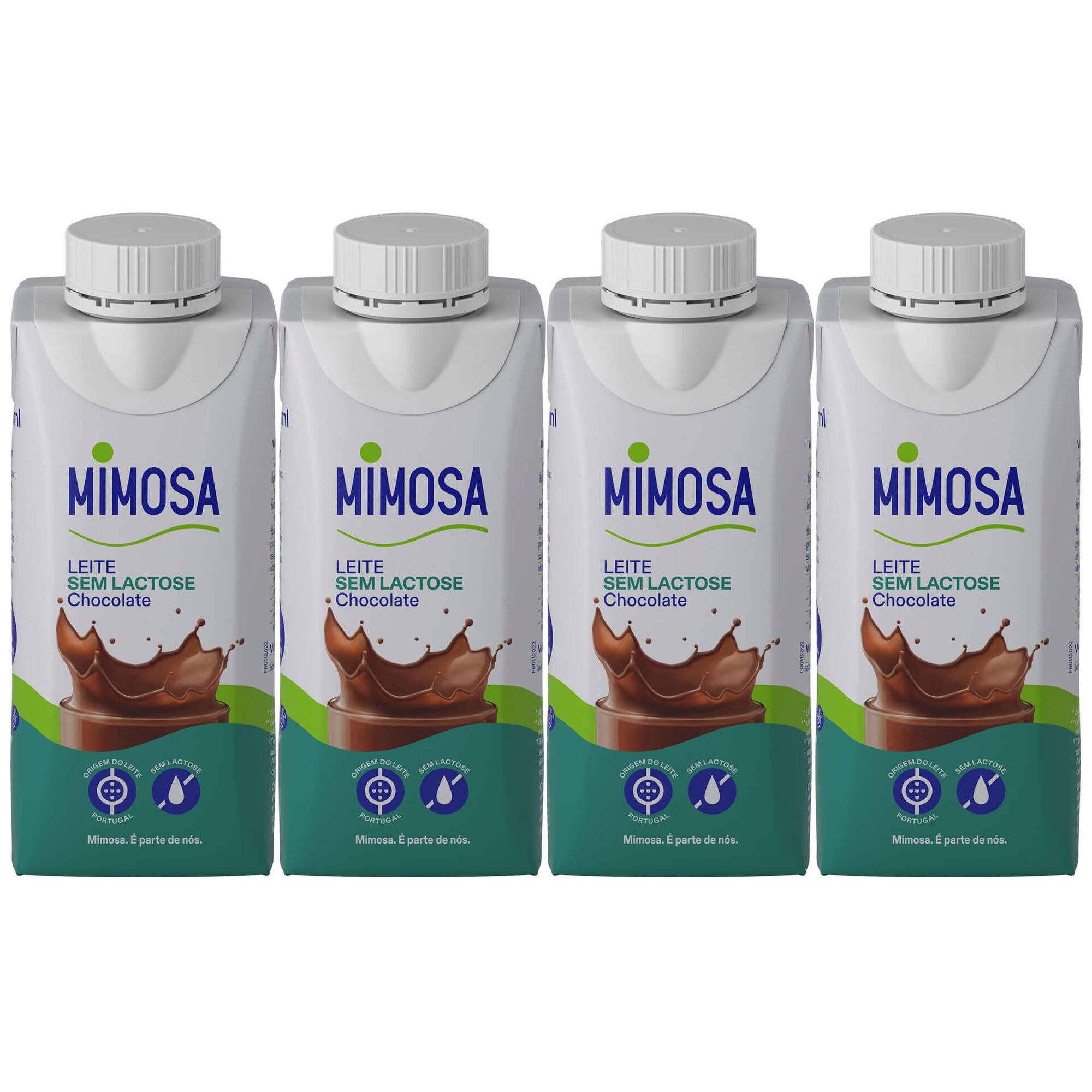Leite Achocolatado sem Lactose Mimosa 4x200ml