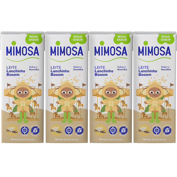 Leite Baunilha Mimosa 4x200ml